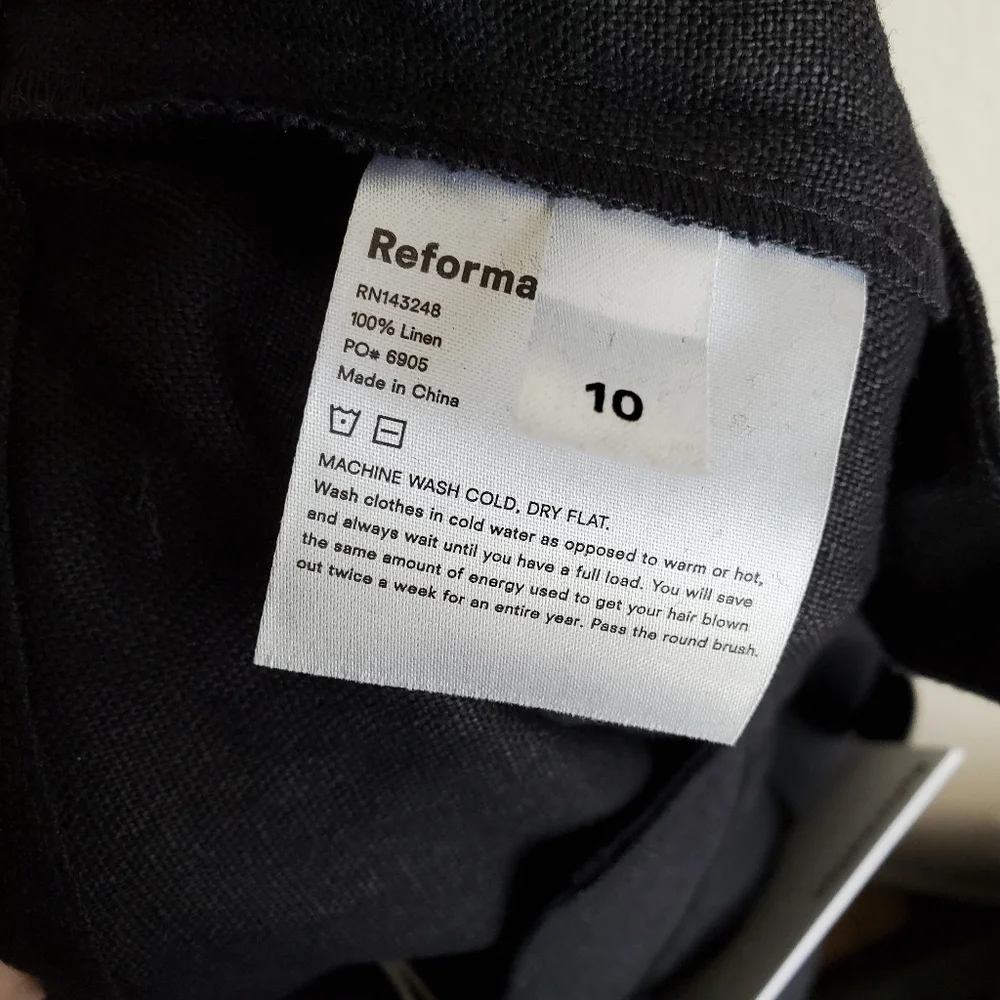 Reformation Jackie Pant size 10 NWT
